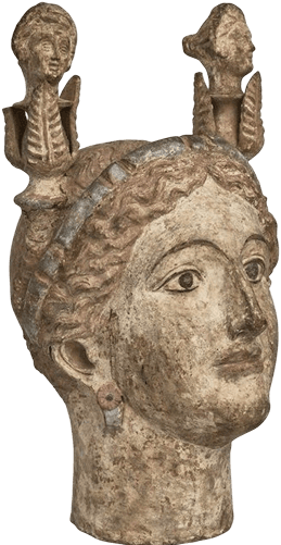 Tête feminine de Canosa - погребальная ваза